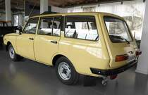 =Wartburg 353 Kombi steht in der Eisenacher Automobilwelt im Juli 2016.