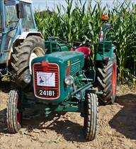 . Herman Lanz D38; Bj 1962; 3247 ccm; 3 Zyl; 38 Ps, aufgenommen beim Traktorentreffen in Everlingen.  11.09.2016 
