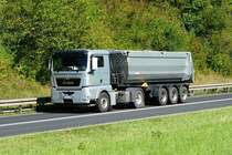 =MAN von  Birkenbach-Transporte  unterwegs auf der B 27, August 2016