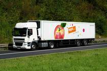 =DAF CF der Firma  Leutbecher  unterwegs auf der B 27 im August 2016