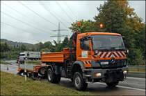Mharbeiten in Hohenlimburg: Atego 1828 der AM Ldenscheid. (30.09.2008)