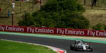 2016-er Williams F-1 Rennwagen, fotografiert auf dem Hungaroring am 23.07.2016