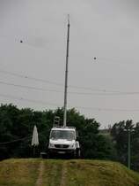 Mercedes-Benz Broadcasting Fahrzeug, auf Sprinter-Basis gebaut. Foto: 23.07.2016.