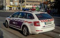 Skoda Octavia Mk3 Combi der Entstörungsabteilung des Budapester Verkehrszentrums. Foto: 24.09.2016.
