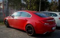 Opel insignia OPC, Rückansicht. Aufnahmedatum: 28-09-2016.