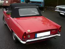 Heckansicht eines NSU Wankel Spider. 1964 - 1967. Herbstfest an der Düsseldorfer Classic Remise am 02.10.2016.
