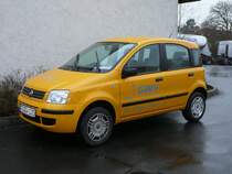 Fiat Panda der  GWV  dem Gas- und Wasserversorger f�r die Region Fulda am 01.12.2008 in Fulda-Lehnerz