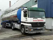 Kelterei Höhl KG Mercedes Benz Actros am 01.10.16 bei der Jugendfeuerwehr Maintal Abschlussübung auf dem Gelände der Kelterei Höhl KG