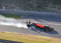 Eurocup Formula Renault 2.0 (Barazi/Epsilon FR 2.0-10 - Renault),verbremser der Nr.11 Sacha Fenestraz Team Tech 1 Racing im Rahmenprogramm der European Le Mans Series am 25.9.2016 in Spa Francorchamps.