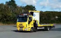 =Iveco Eurocargo von  autoTeam 24 UG  verlässt den Autohof Fulda-Nord im Oktober 2016