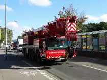 Autodienst West Liebherr Autokran am 05.10.16 in Frankfurt Enkheim