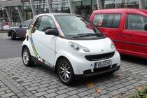 =Smart steht auf einem Parkplatz in Fulda im September 2016