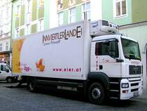 MAN_??? eines Eier-,Geflgelgrohandelsunternehmen am Rieder Hauptplatz; 081205