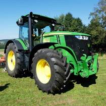 =John Deere 7270 R, gesehen beim John Deere - Lanz - Treffen im Kirchheim am See im August 2016