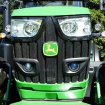 =Front des John Deere 7270 R, gesehen beim John Deere - Lanz - Treffen im Kirchheim am See im August 2016