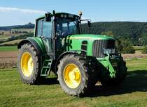=John Deere 6830, gesehen beim John Deere - Lanz - Treffen im Kirchheim am See im August 2016