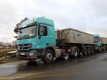 Mercedes-Benz Actros 1846 aufgenommen am 22.01.2012