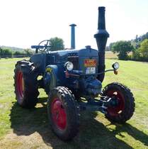 =Lanz-Bulldog, gesehen beim John Deere - Lanz - Treffen im Kirchheim am See im August 2016