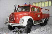 Ein Magirus-Deutz als Sondergerätewagen Öl GW-Öl, Baujahr 1955, im Oktober 2016 in Prora.