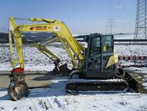 Yanmar Vio 75-A am 07.03.2010 auf einer Baustelle bei Hohensonne