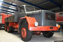 Ein früher Magirus-Deutz-Kipper im Oktober 2016 in Prora.