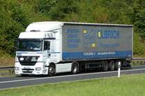 =MB Actros der Spedition  OLBRICH  unterwegs auf der B 27 im August 2016