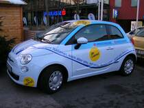 Kleiner rassiger Italiener mit sexy Rundungen und viel Amore
so die Werbeaufschrift des Bausparkassenflitzers; 081129