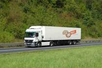 =MB Actros unterwegs für  TEGUT  im September 2016