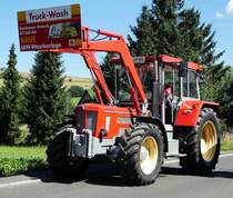 =Schlüter unterwegs beim Festzug anl. Pferdsdorfer Oldtimertag im August 2016