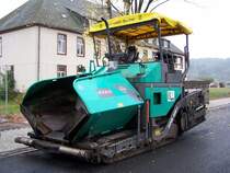 Vögele Super 1600-1 am 03.10.2007 auf einer Baustelle bei Wittlich