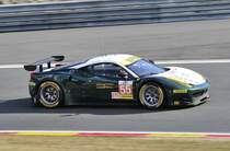 Mitzieher der Nr.55 LMGTE von AF Corse, Ferrari F458 Italia, European Le Mans Series am 25.9.2016 in Spa Francorchamp