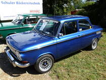 NSU Prinz TT, Baujahr 1972, Heckmotor mit 1167ccm und 65PS, Bulldogtreffen Rheinhausen, Aug.2016