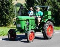 =Deutz unterwegs beim Festzug anl. Pferdsdorfer Oldtimertag im August 2016
