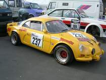 Renault Alpine A110 am 23.09.07 in der Boxengasse/N�rburgring-
ADAC Eifelrennen