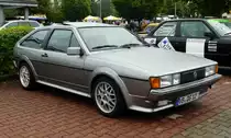 =VW Scirocco, gesehen bei der Oldtimerausstellung in Angersbach, September 2016