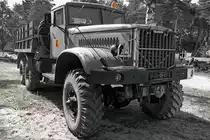KrAZ 255 der ehemaligen NVA der DDR im Raum Jüterbog. Aufnahme vom 03.06.2011. Frühjahr 2011