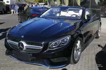 Mercedes Benz in schwarz bei Cars&Coffee in Düsseldorf, am 16.10.2016.