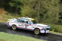 BMW 3.0 CSL von Autosoft Racing Team, auf teils noch glaten Asphalt, Rally Köln - Ahrweiler 12.11.2016 