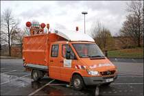 Portraitaufnahme des Mercedes Sprinters 311CDI.