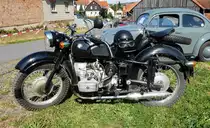 =BMW - Gespann, gesehen in 36088 Hünfeld-Michelsrombach im September 2016