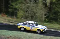 Startnummer: C 7  Dieter & Mike Hammer D / D Opel Kadett C 1978 auf teils noch glaten Asphalt, Youngtimer Rally Köln - Ahrweiler 12.11.2016