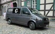 =VW T5 von  Coffema  steht im Juli 2016 in Quedlinburg