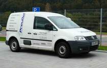 =VW Caddy der Firma Preußel fotografiert im Oktober 2016