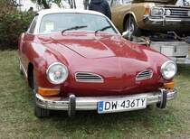 =Karmann Ghia, gesehen bei dem Veterama 2016 in Mannheim, Juli 2016