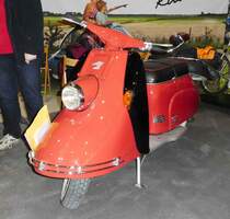 =Heinkel-Roller, gesehen bei dem Veterama 2016 in Mannheim, Juli 2016