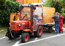 =Hako-Kleintraktor, gesehen bei dem Veterama 2016 in Mannheim, Juli 2016