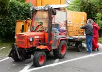 =Hako-Kleintraktor, gesehen bei dem Veterama 2016 in Mannheim, Juli 2016