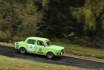 Simca Rallye 2 Nr.82 Christoph Wilde & Jürgen Küven bei der  Youngtimer  39. ADAC Rallye Köln Ahrweiler 12.11.2016, Morgens bei -2° auf teils noch glaten Asphalt 