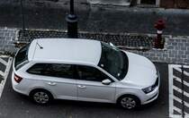 Skoda Fabia Combi III, fotografiert (von oben) am 12.11.2016