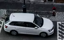 Skoda Fabia Combi III, fotografiert (von oben) am 12.11.2016